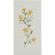 Papierservietten Flora gelbe Blumen von IB Laursen
